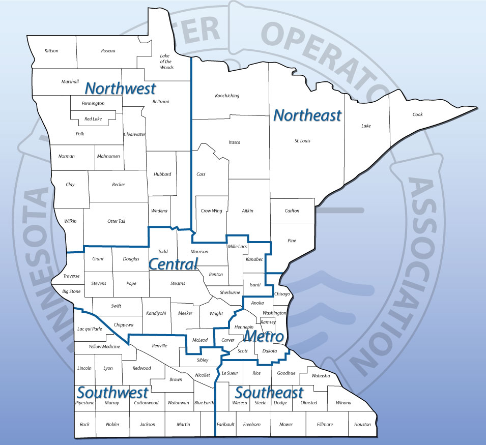 MWOA Sections map