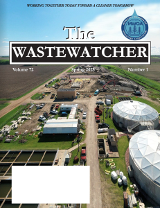 Cover of the Spring 2025 Wastewatcher newsletter